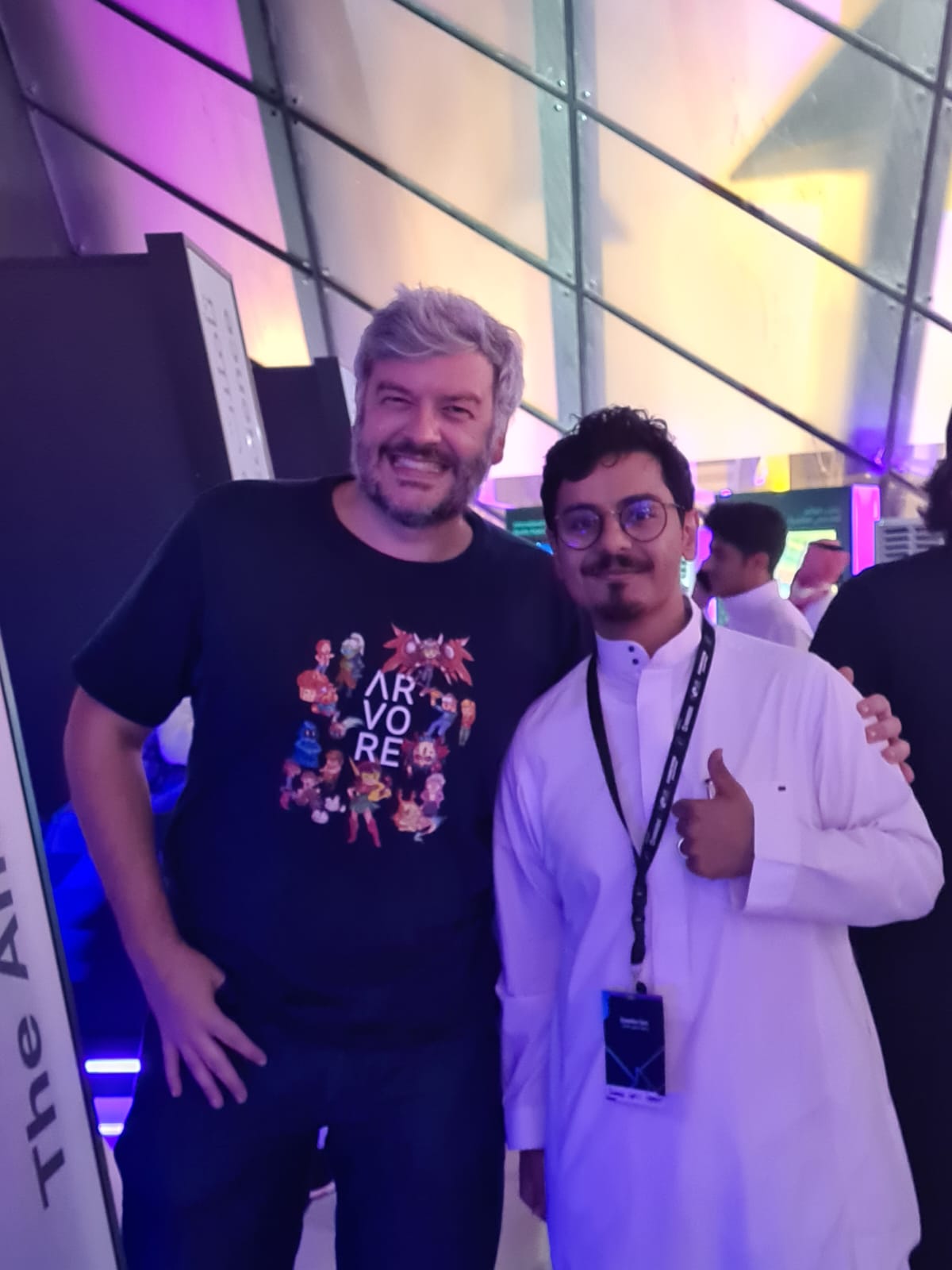 With Rodrigo M. Terra, ARVORE founder, Emmy winner