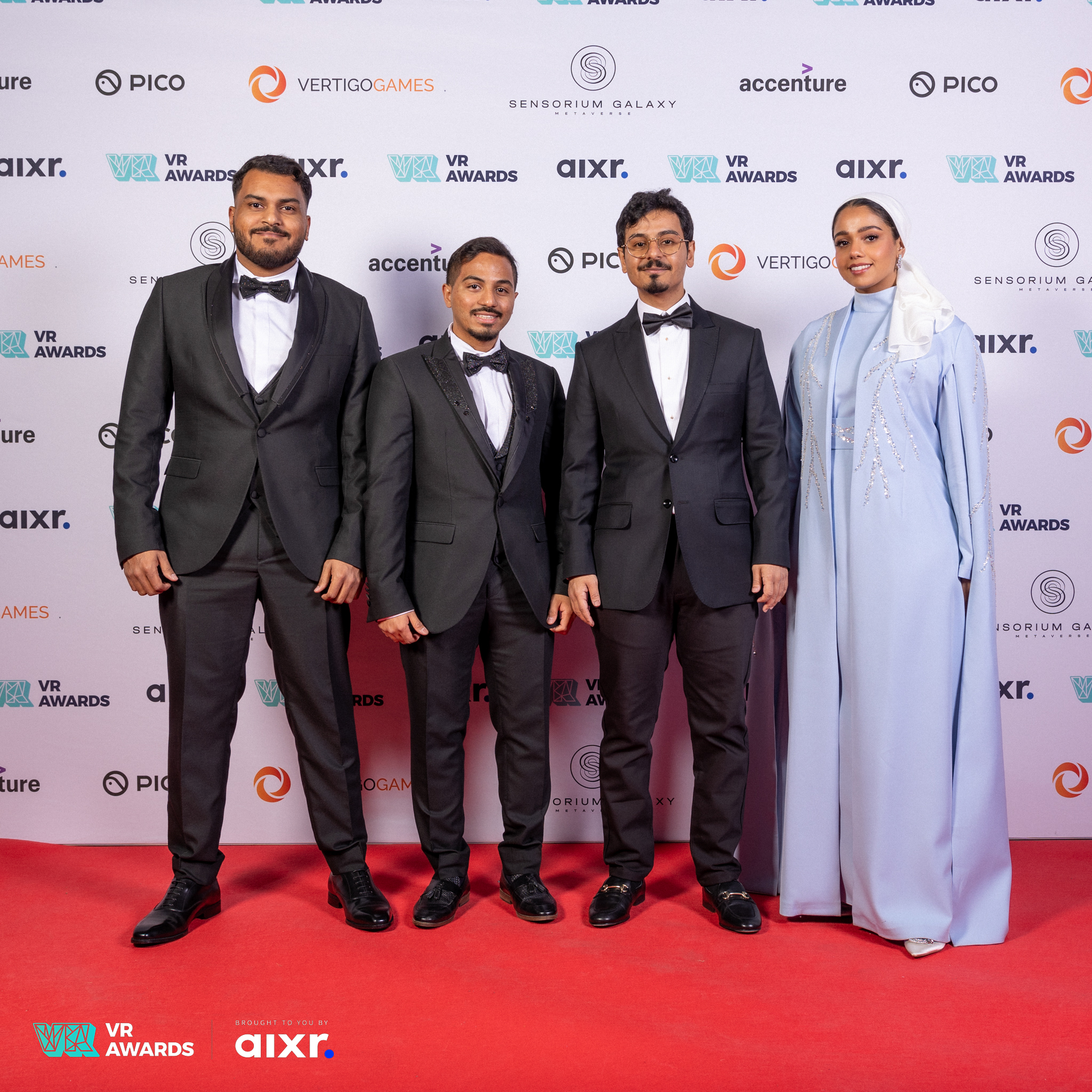 Hakawati team on the red carpet