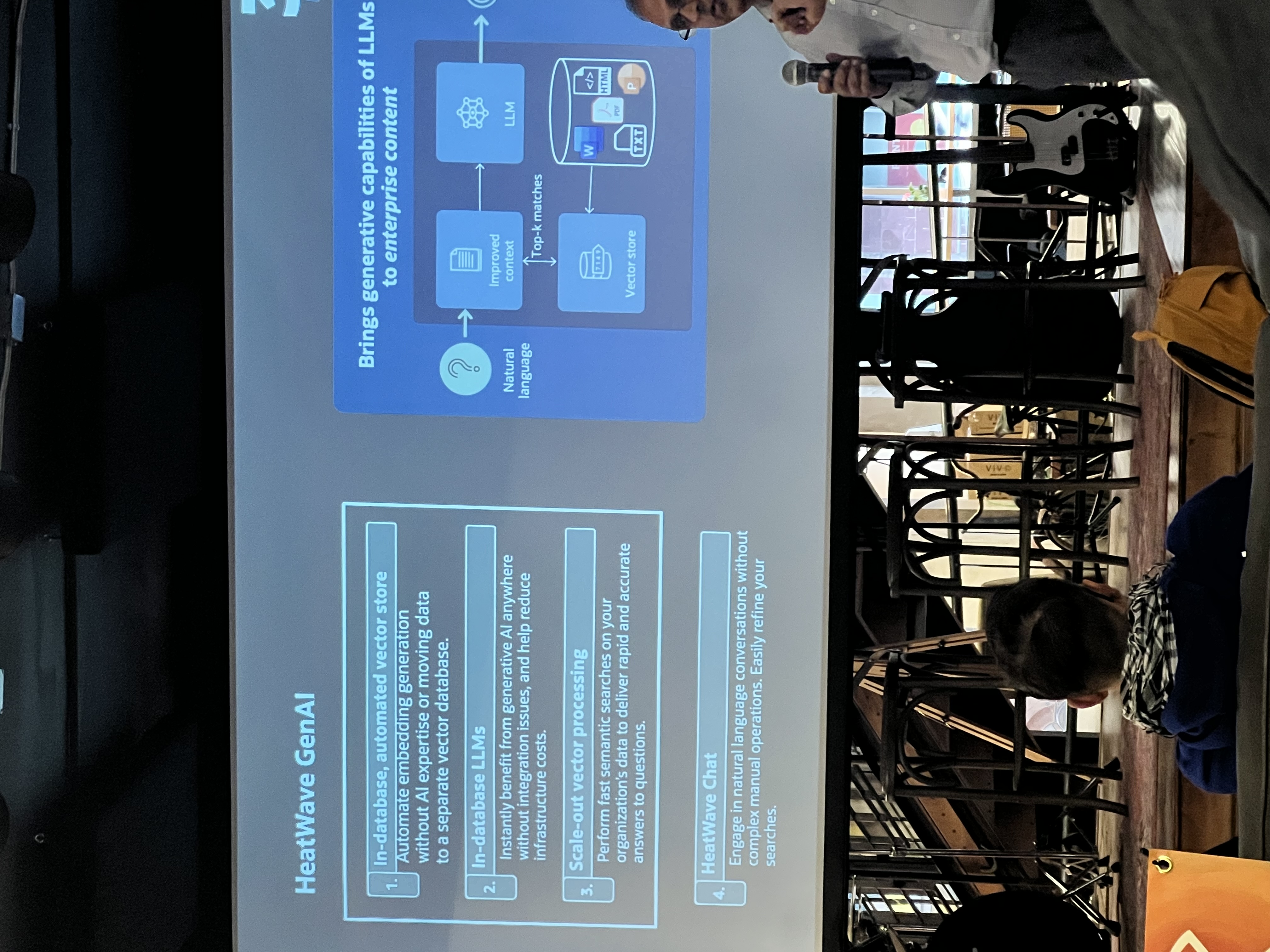 Oracle GenAI session, second view